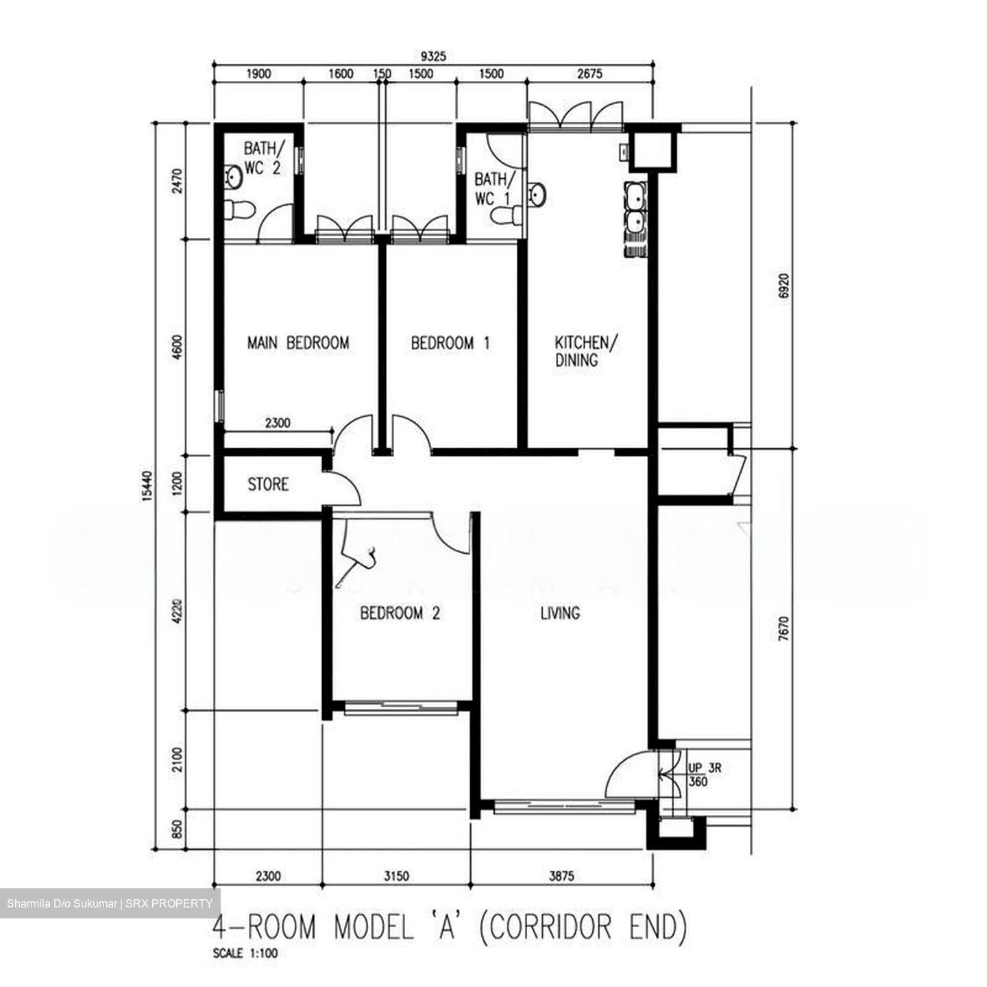 Blk 834 Woodlands Street 83 (Woodlands), HDB 4 Rooms #566243361